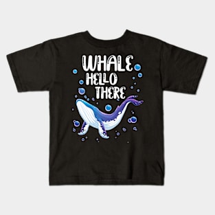 Whale hello there summer sun shirt Kids T-Shirt